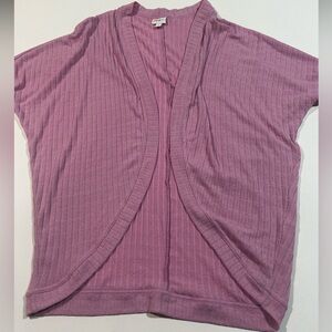 Lularoe Small Tracy Women's Pink Open-Front Sweater Cardigan